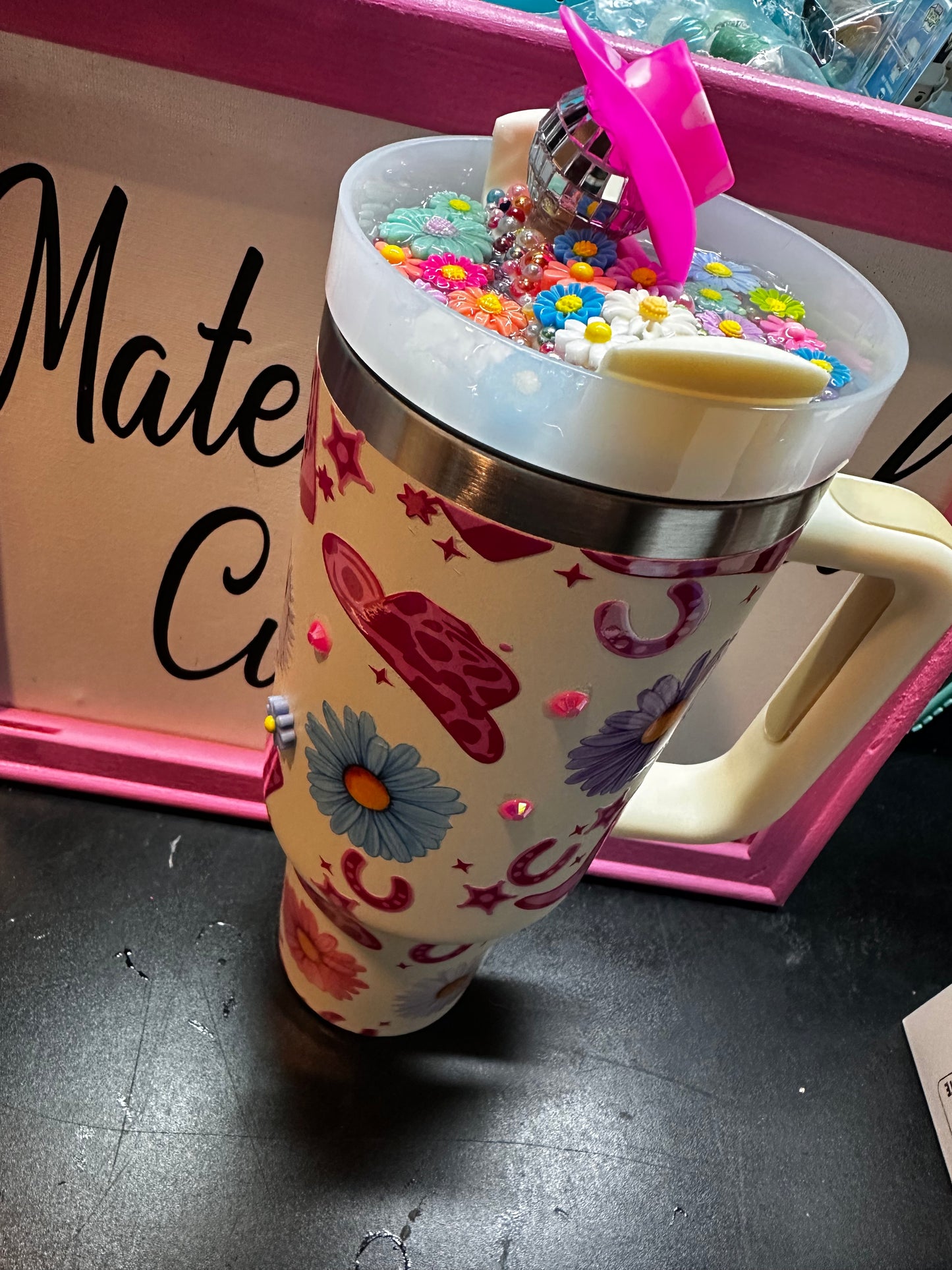 Western daisies tumbler