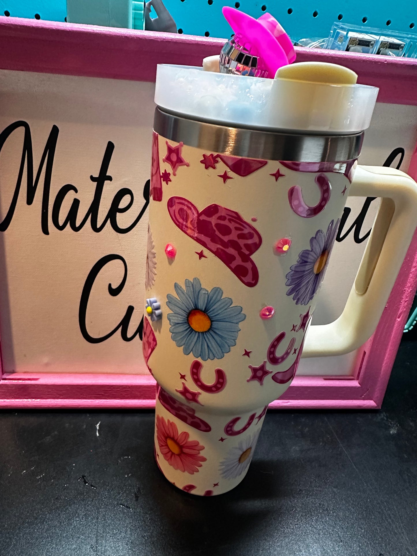 Western daisies tumbler