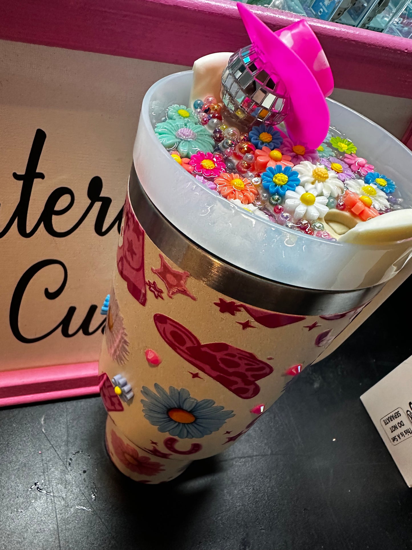 Western daisies tumbler