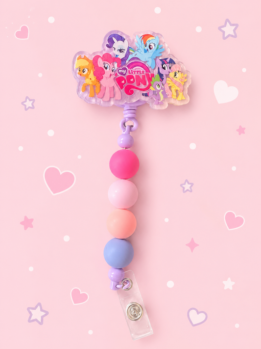 My little pony badge reel