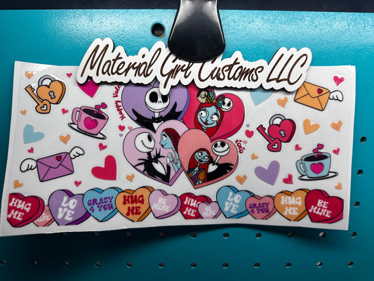 Jack and Sally Love Uv wrap