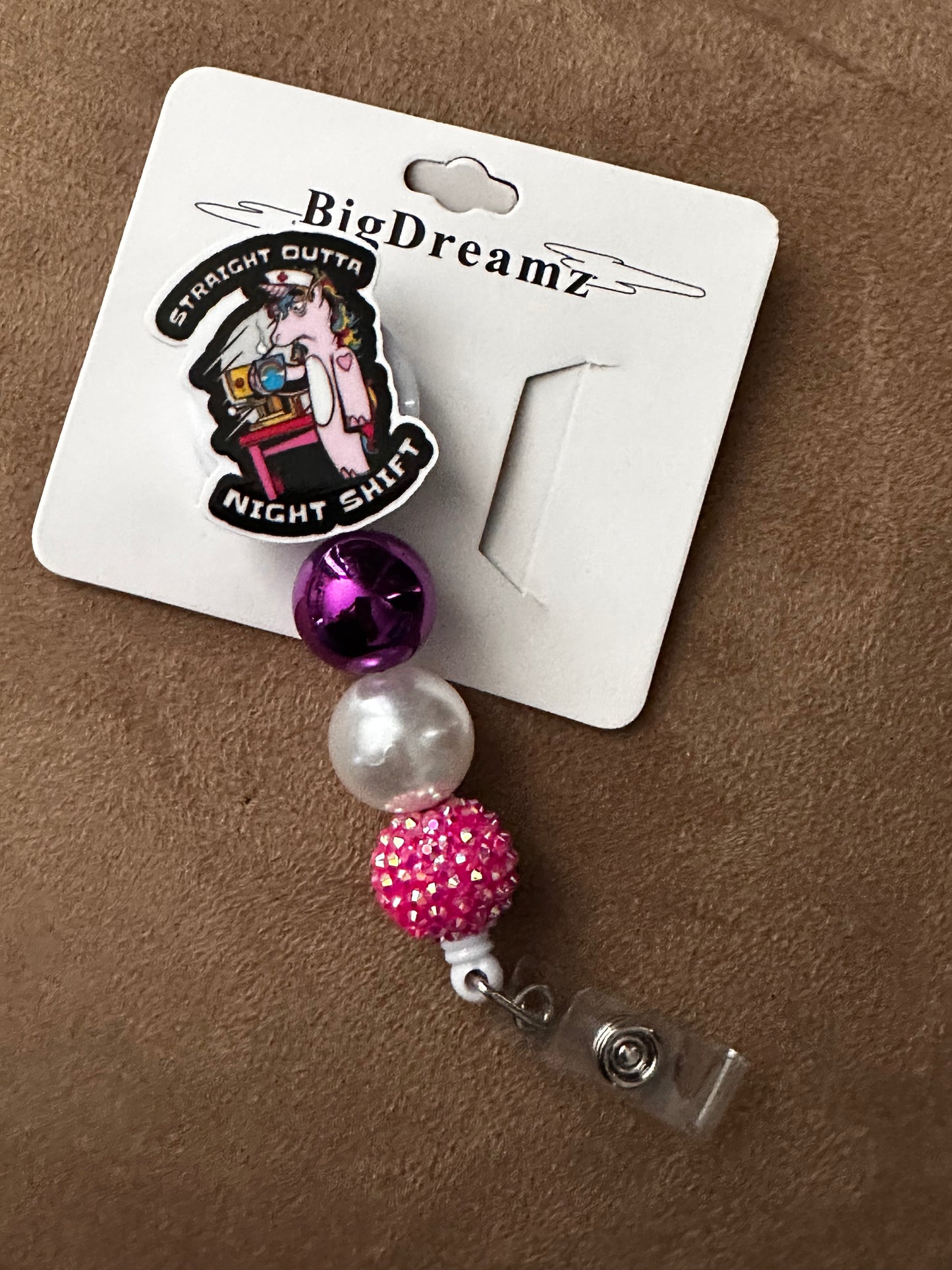 Night shift badge reel