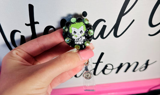 Beetle Kitty Badge Reel
